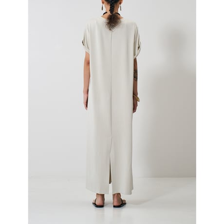 【 YENN 】 EYELETS TEE DRESS
