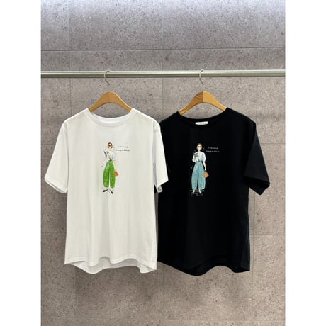 【 ROSIEE 】　女の子柄Tシャツ