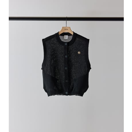 【 YENN 】 LINEN SHEER VEST