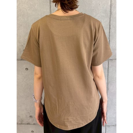 【 ROSIEE 】　レオパードチュール重ねTシャツ