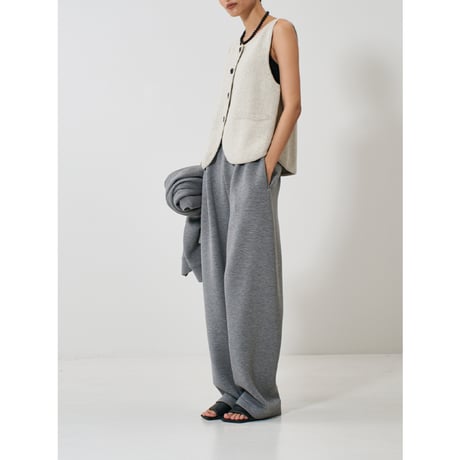 【 YENN 】 BOAT NECK KNIT VEST