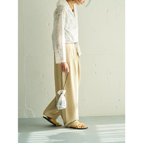 【 YENN 】 PORTABLE LACE HOODIE