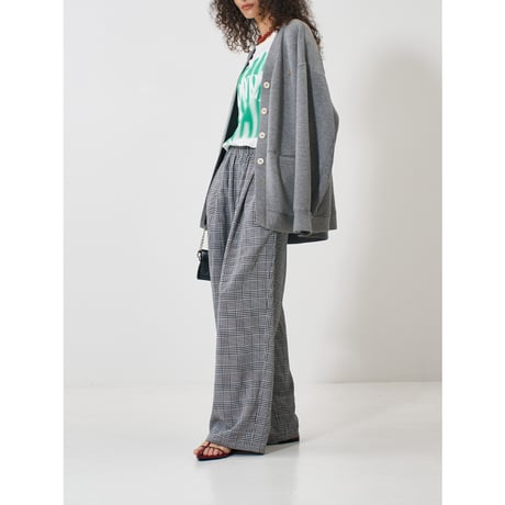 【 YENN 】PLAID TUCK EASY PT