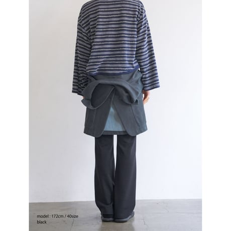 【 YENN 】　W JERSEY FLARE PT