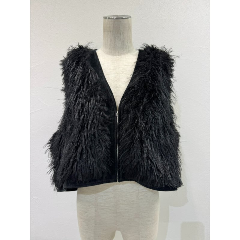 新品　CYAN TOKYO MIXファーZIPベスト CYAN TOKYO】MIXファーZIPベスト | selectshop RJ