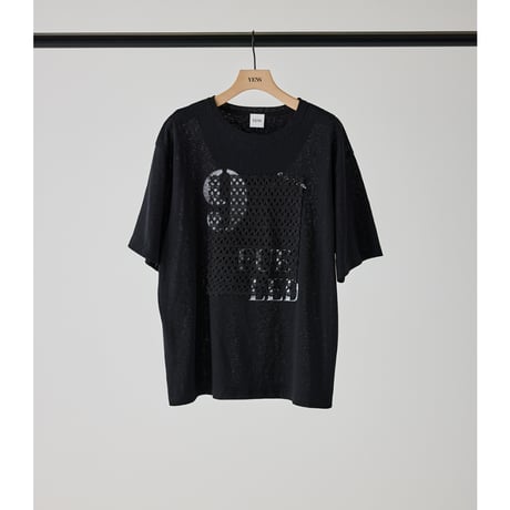 【 YENN 】 LACE FRAME LOGO TEE