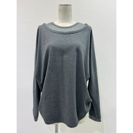 【 CYAN TOKYO 】　レイヤーネックドルマンTOPS