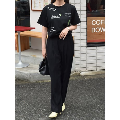 【 ROSIEE 】　レタリングプリントTシャツ