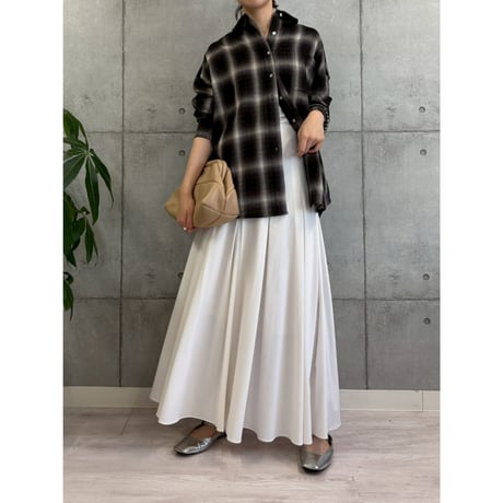 【 ROSIEE 】 ダブルフェイスチェックシャツ