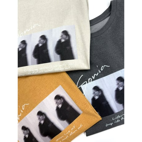 【 cafune 】　vintage like photo tee