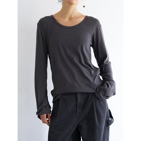 【 YENN 】　U-NECK LONG TEE