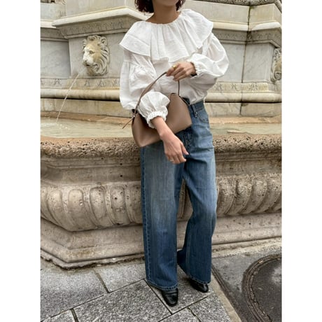 【 cafune 】 IPEKER frill 2way blouse