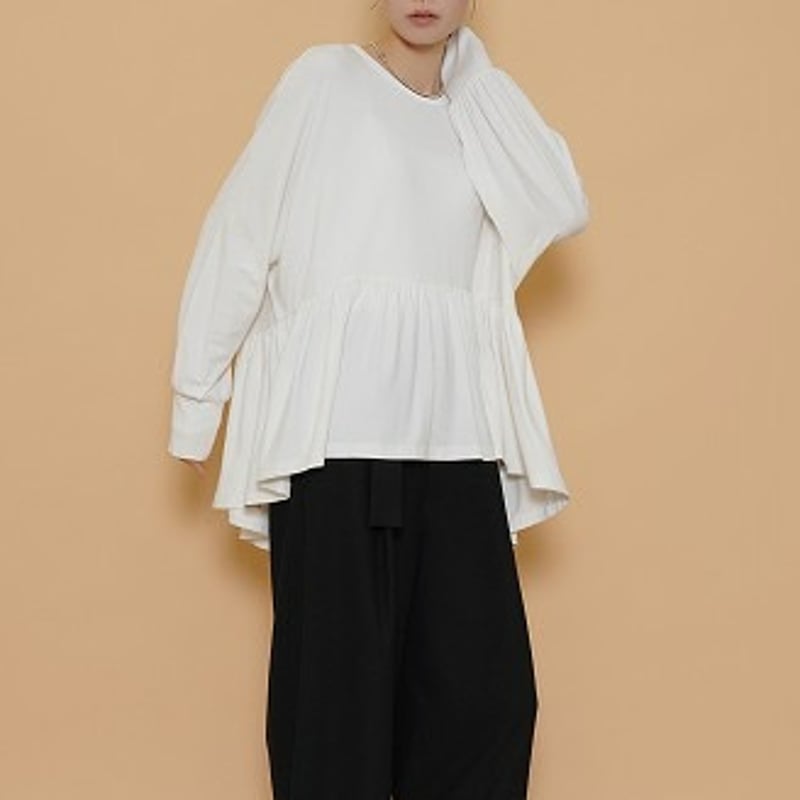 CYAN TOKYO 】ラウンドギャザーウォームドルマンTOPS | selectshop RJ