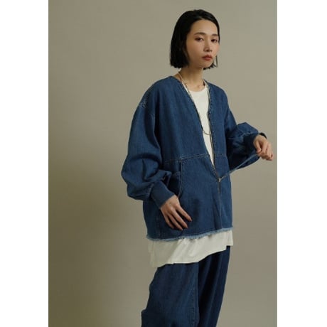 CYAN TOKYOストールライク異素材ダウンベストCAMEL selectshop RJ