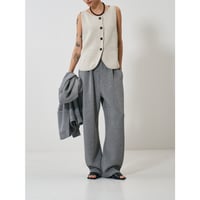 【 YENN 】 BOAT NECK KNIT VEST