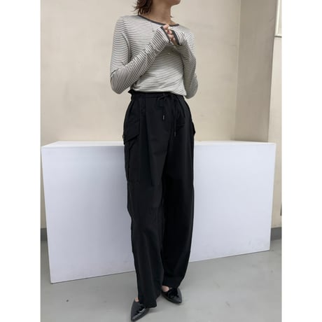 【 cafune 】　cotton cupra cargo easy pants