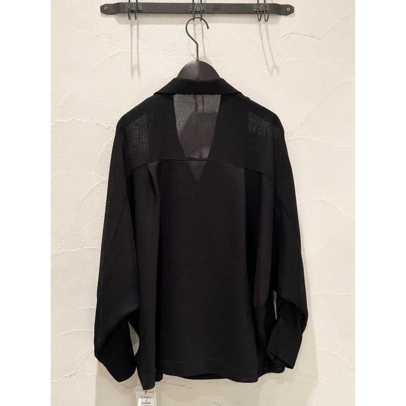 Dignite collier ドルマンシャツジャケット ブラック ディニテコリエ