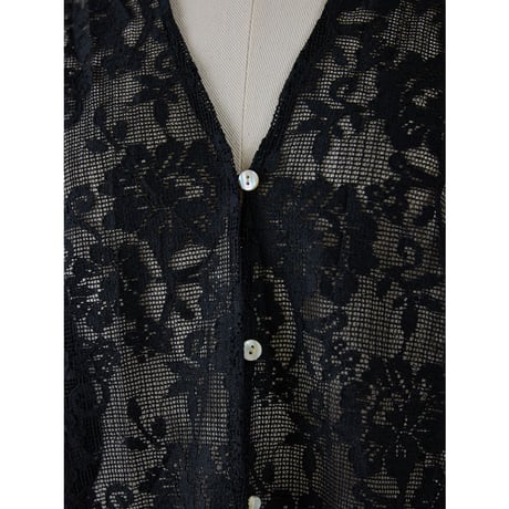 【 YENN 】 PORTABLE LACE HOODIE