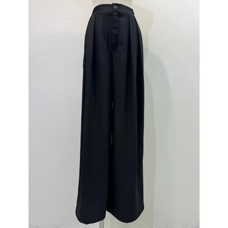 【 CYAN TOKYO 】　インプリーツジョーゼットワイド