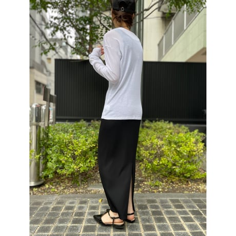 【 cafune 】rib tight skirt