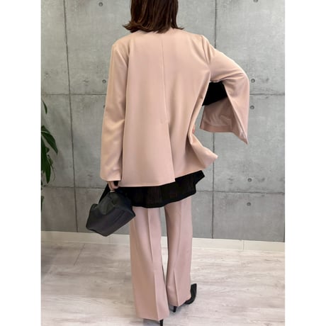 【 ROSIEE 】 袖スリットダブルジャケット