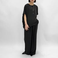 【 cafune 】　mat georgette cocoon pullover