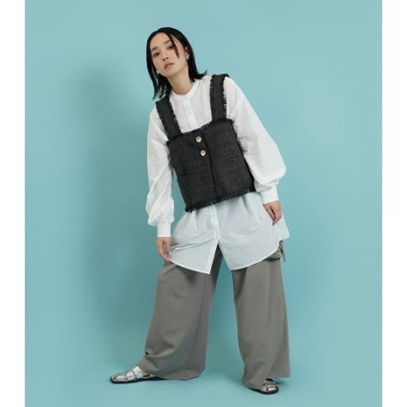 CYAN TOKYO 】MIXツイードキャミベスト | selectshop RJ CYAN TOKYO 】MIXツイードキャミベスト | selectshop RJ