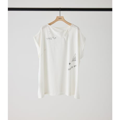 【 YENN 】 TWIST PRINT TEE