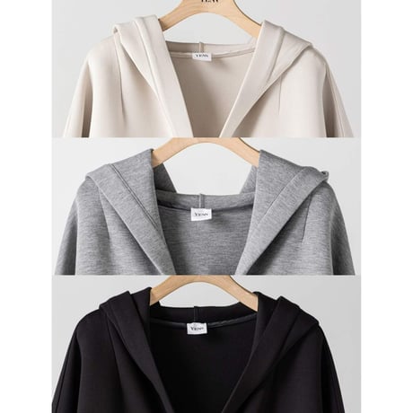 【 YENN 】 [Y264-41135] SPONDISH HOODED CD　※納期：1月上旬～中旬