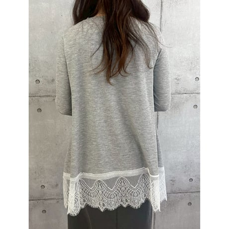 【 ROSIEE 】 大人可愛い裾レースTOPS