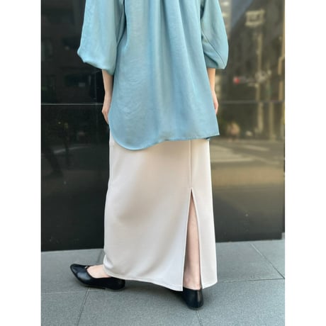 【 cafune 】rib tight skirt