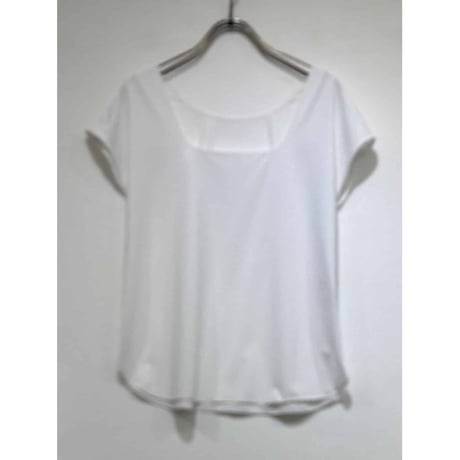 【 comme une femme 】　接触冷感 前後2WAYフレンチスリーブインナー