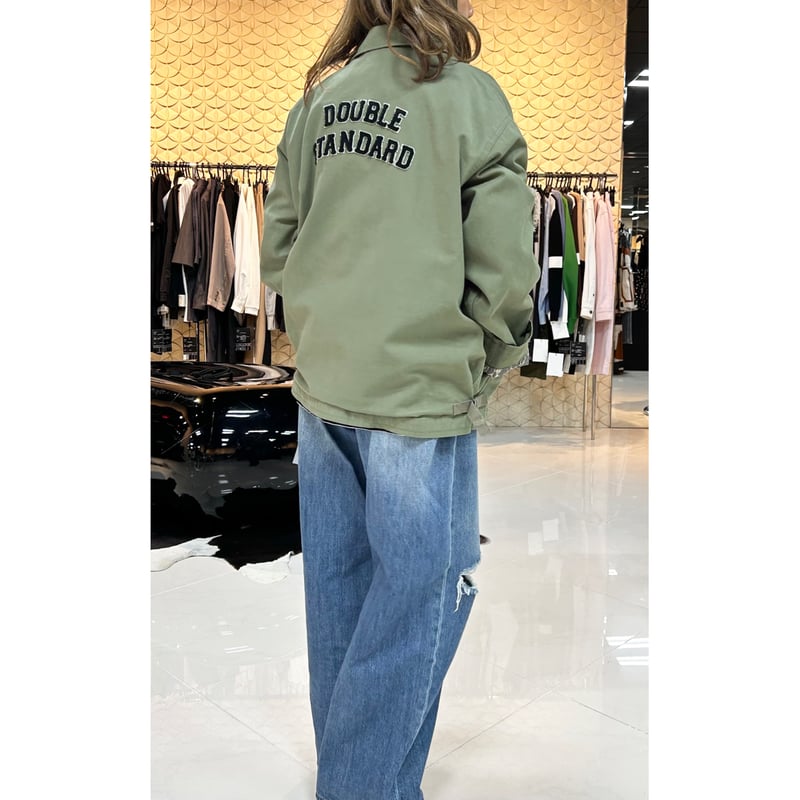 バックサテンミリタリージャケットDOUBLE STANDARD CLOTHING バックサテンミリタリージャケットDOUBLE STANDARD CLOTHING