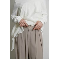 【 CYAN TOKYO 】　インプリーツジョーゼットワイド