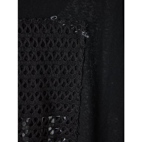 【 YENN 】 LACE FRAME LOGO TEE