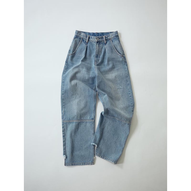 YENN 】HIGH RISE TUCK WIDE PT | selectshop RJ