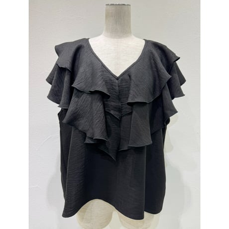 【 CYAN TOKYO 】 レイヤーフリルフレンチTOPS