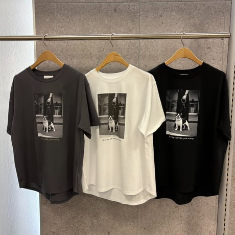 【 ROSIEE 】　フレンチブルドッグフォトTシャツ