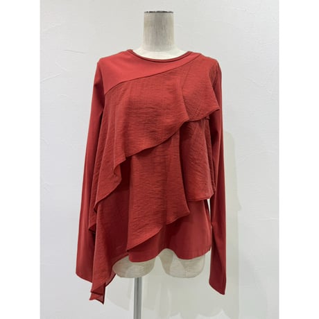 【 CYAN TOKYO 】　アシメフリルコンビTOPS