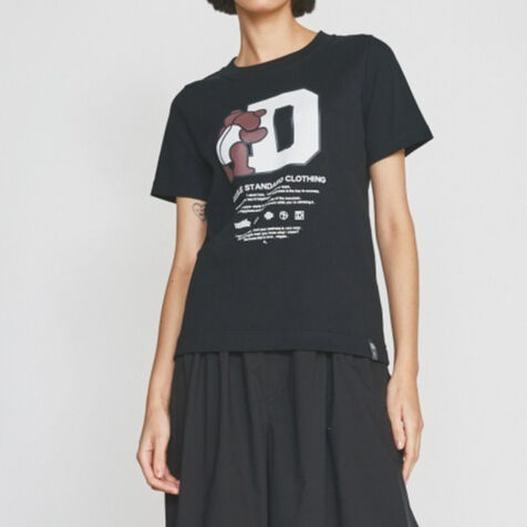 DSC/24/-フライスDロゴTシャツ