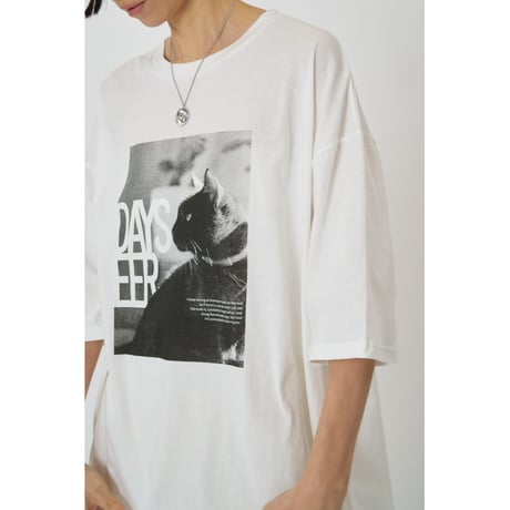 【 CHIGNON 】 アニマルフォト”CAT”Tee