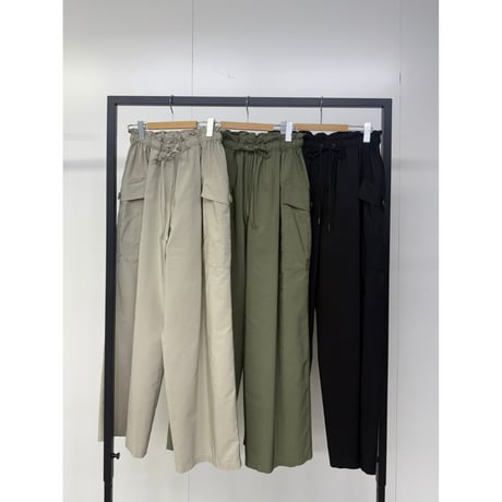 【 cafune 】　cotton cupra cargo easy pants