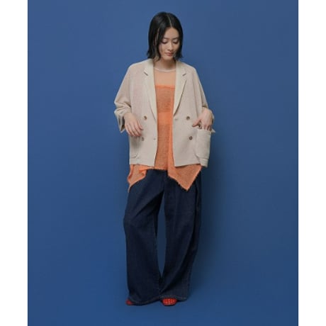 【 CYAN TOKYO 】 ニットライクメッシュWジャケット