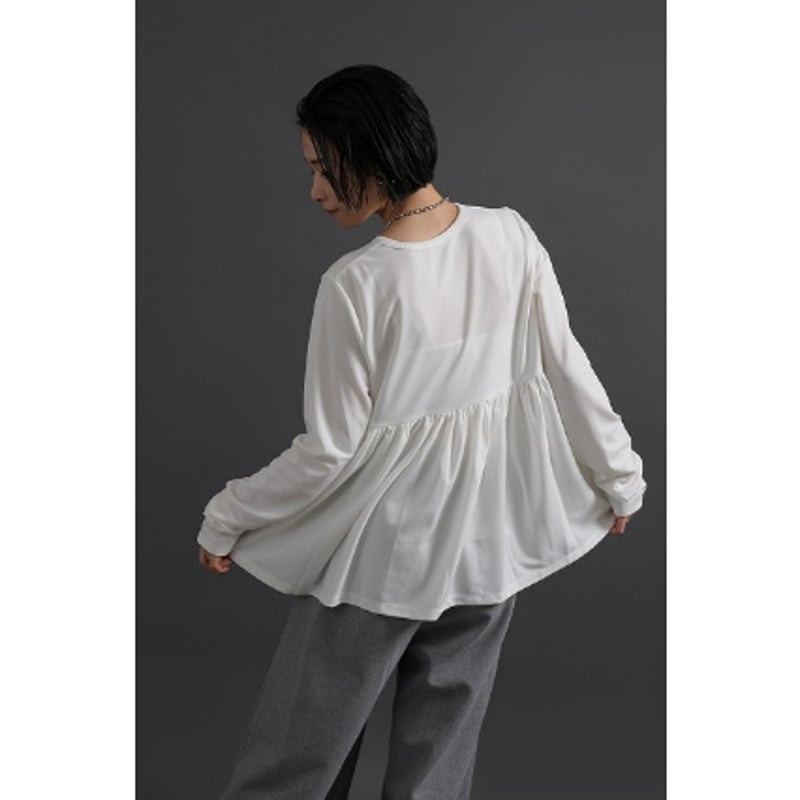 cyan tokyoベスト＆ヨークギャザーチュールトップス　セット cyan tokyoベスト＆ヨークギャザーチュールトップス セット