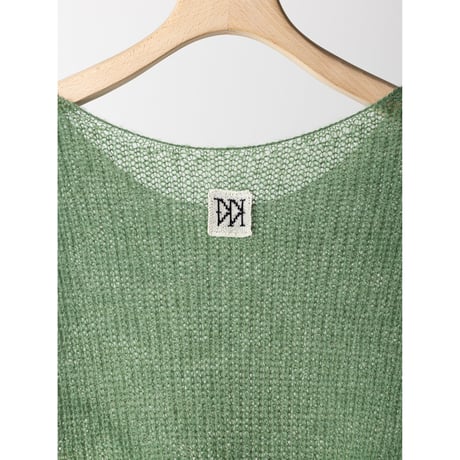 【 YENN 】　SHEER MOHAIR KNIT PO(納期：9月上旬～中旬)
