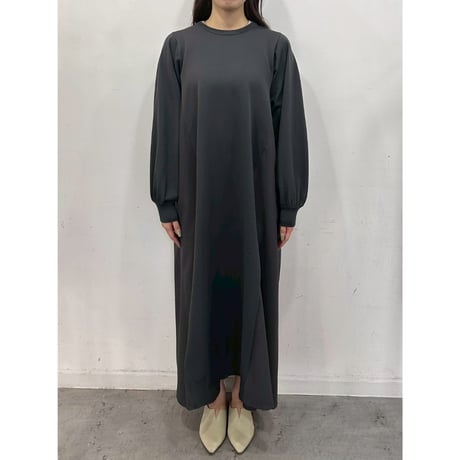 【 ROSIEE 】 後レースライン布帛ニットワンピース