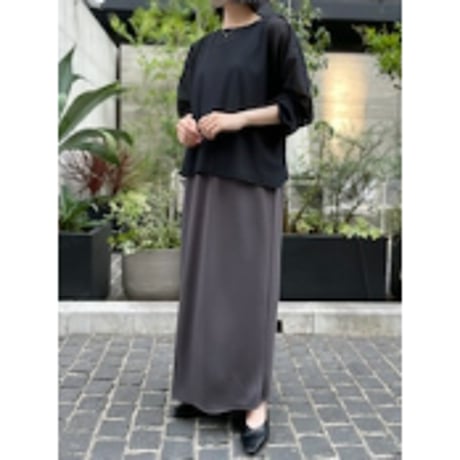 【 cafune 】rib camisole onepiece