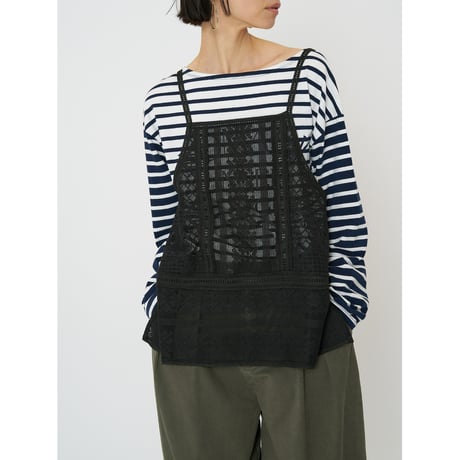 【 CHIGNON 】 ボーダープリントロンTee
