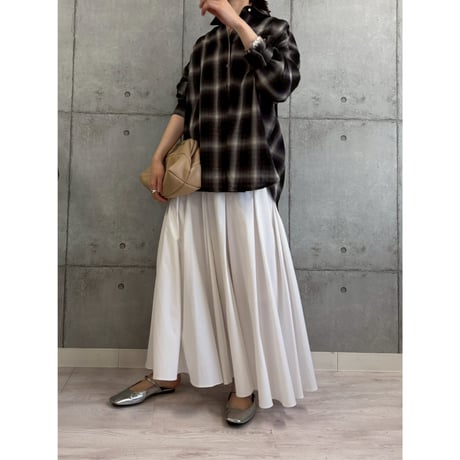 【 ROSIEE 】 ダブルフェイスチェックシャツ