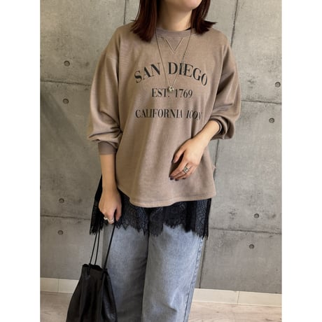 【 ROSIEE 】 大人可愛い裾レースTOPS
